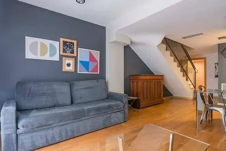 Bright And Modern Duplex With Terrace In Eixample District P2 Apartment Barcelona 0*,